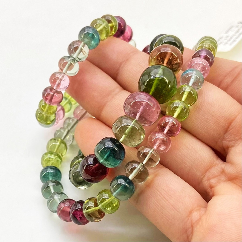 Rainbow Tourmaline Crystal Bracelet, Multicolored Stone Bracelet, Crystal  Healing Bracelet, Spiritual Jewelry, Handmade Gemstone Bracelet - Etsy