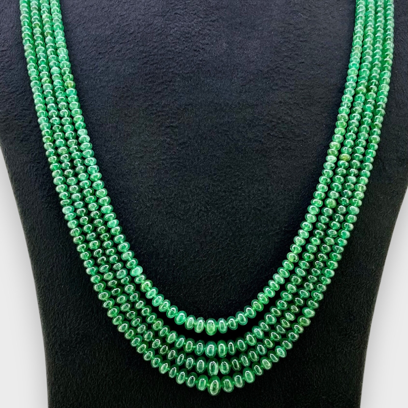 Natural Emerald Smooth Rondelle Beads, 4mm To 6mm, Dark discount Green Emerald Rondelle Beads, Emerald Jewelry Making Gemstone Beads, 18 Inch, SKU297