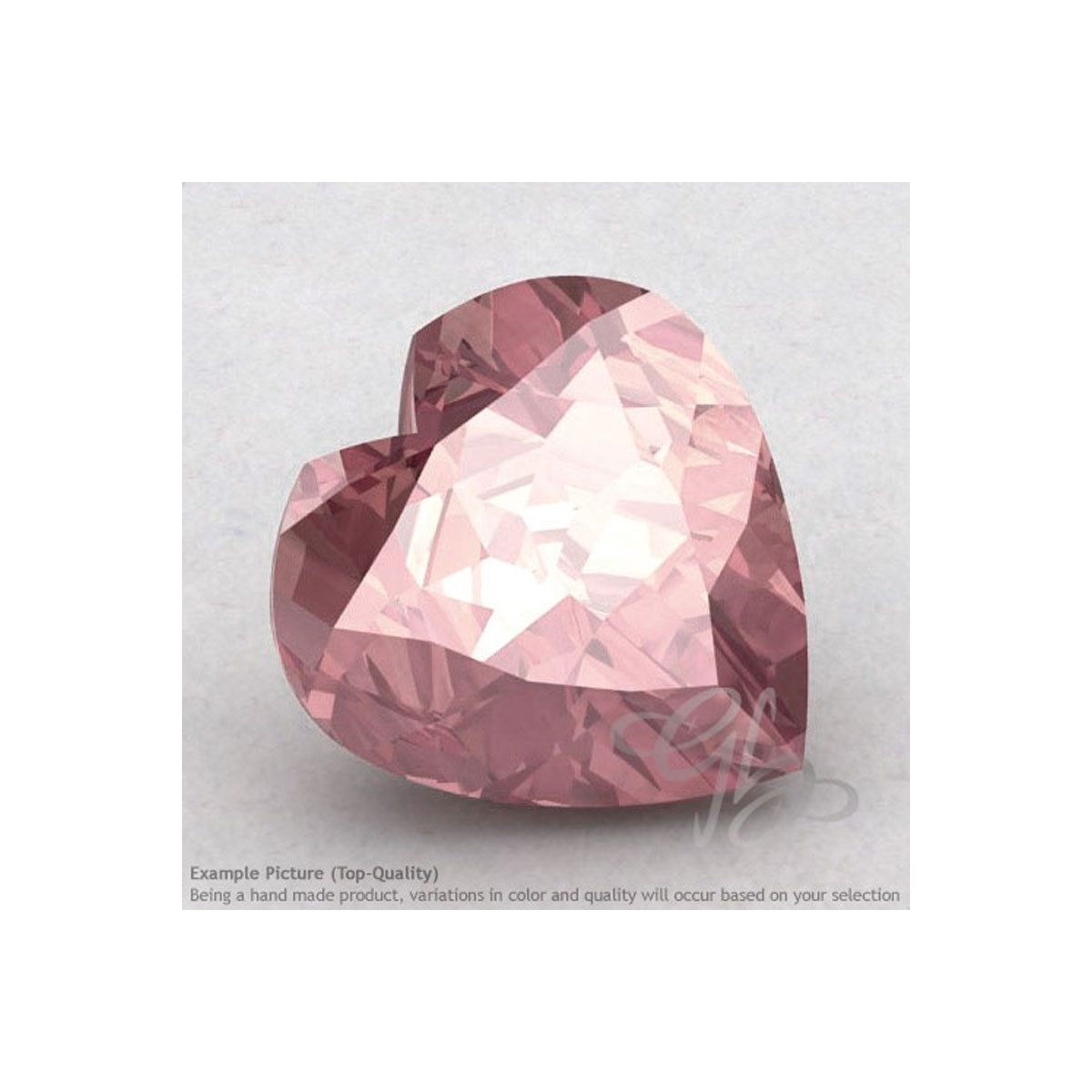Rose Quartz Heart Shape Calibrated Gemstones